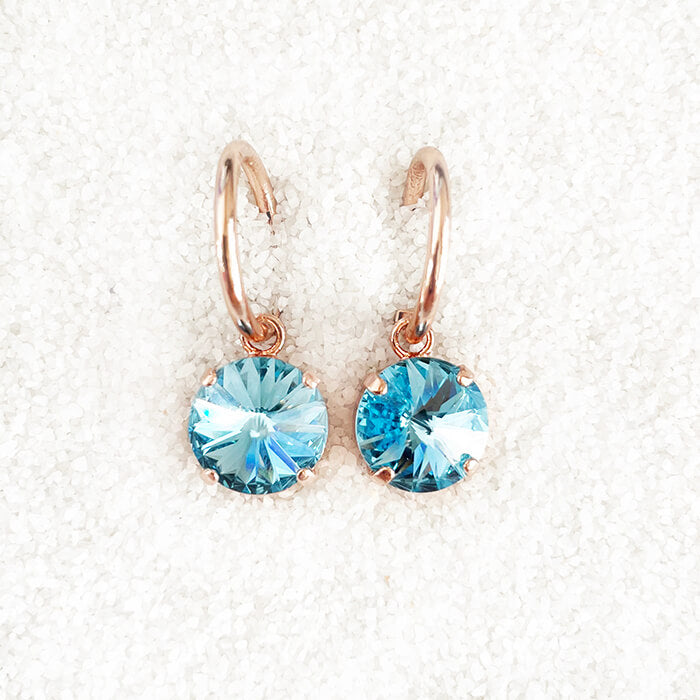 Swarovski aquamarine deals earrings