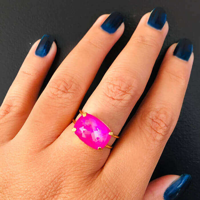 Swarovski shop stone ring