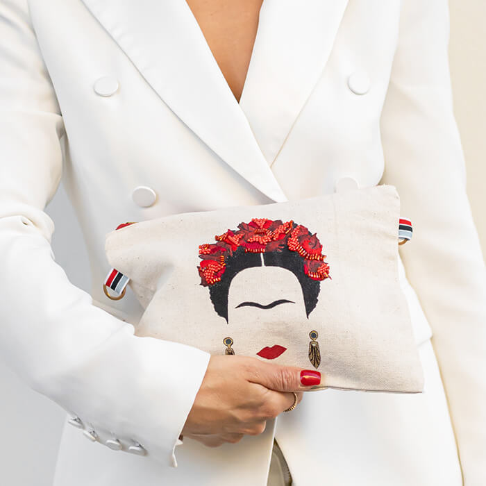 Luxury Hand Embroidered Handbags & Clutches